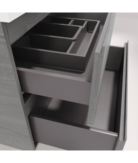 Mueble de baño color zain | 2 cajones suspendido ELE Torvisco