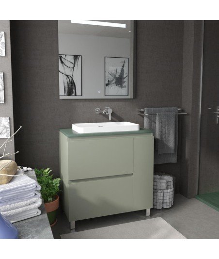 Mueble Baño Verde Oliva - Compra Online
