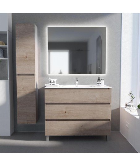 Mueble de baño color odila | 3 cajones con patas Lans