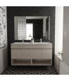 Mueble de baño color palmera 120 cm de ancho| En oferta