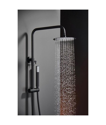 Columna de ducha Monza NEGRA IMEX en oferta | BDM039/NG