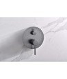 Ducha empotrada black gun metal Monza IMEX | GPM039/BGM