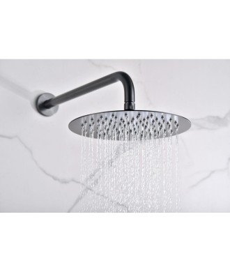 Ducha empotrada black gun metal Monza IMEX | GPM039/BGM