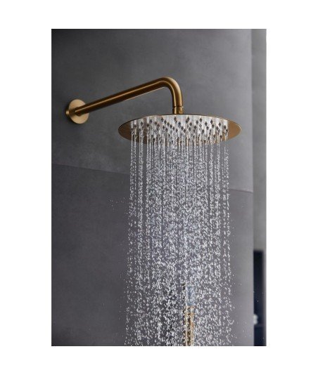 Ducha empotrada oro cepillado Monza IMEX | GPM039/OC