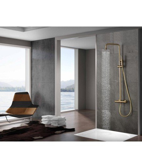 Columna termostática ducha Monza IMEX en oferta | BTM039/OC