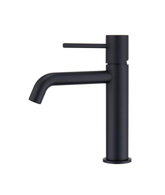 Grifo monomando de lavabo negro mate Monza IMEX | BDM039-1NG