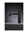 Grifo monomando de lavabo negro mate Monza IMEX | BDM039-1NG