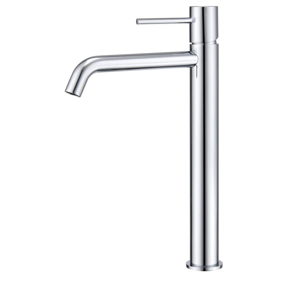 Grifo caño alto de lavabo plata Monza IMEX| BDM039-3