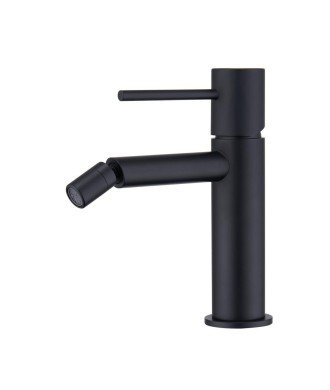 Grifo monomando de bidé negro mate Monza IMEX | BDM039-2NG