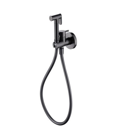 Grifo black gun metal de bidé empotrado Múnich IMEX | RDM001/BGM