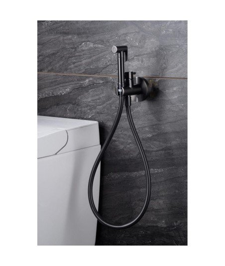 Grifo black gun metal de bidé empotrado Múnich IMEX | RDM001/BGM