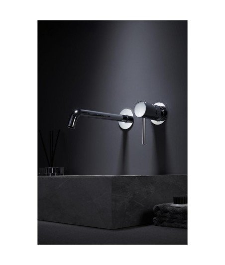 Grifo plata empotrado de lavabo Monza IMEX | GLM039
