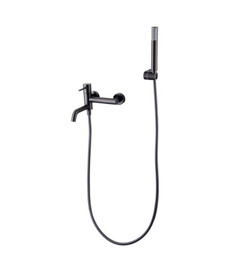 Grifería de bañera black gun metal Monza Imex | BDM039-4BGM