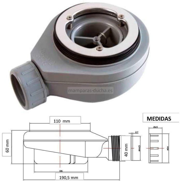 Plato de ducha carga mineral serie Style Plus Plato de ducha carga mineral serie Style Plus