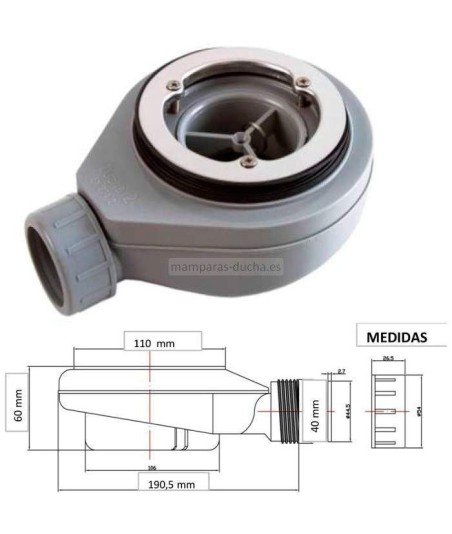 Plato de ducha carga mineral serie Style Plus