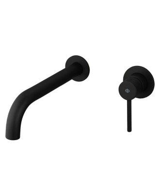 Grifo empotrado lavabo negro GME | Mamparas Blau