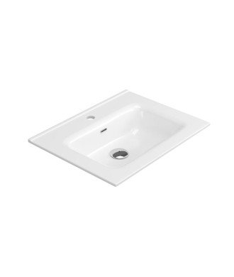 Lavabo cerámico cuadrado extrafino | Round Torvisco