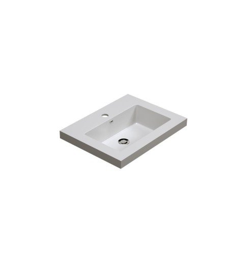 Lavabo encimera de resina de encastras | Sam Torvisco