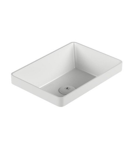 Lavabo de resina semi encastrar MNST | Rosette 45 Torvisco