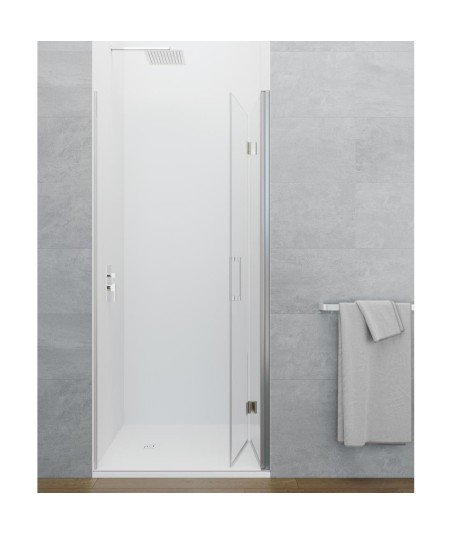 Mamparra frontal de ducha con 2 hojas plegables | Glass Combi 1