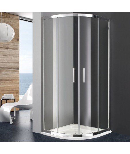 Mampara semicircular con puertas correderas 【Prestige Titan GME 】