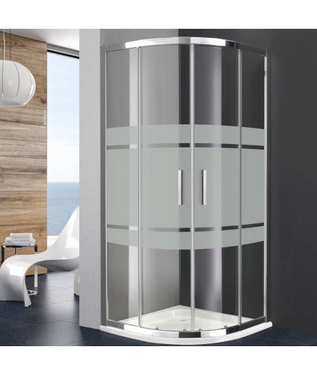 Mampara semicircular con puertas correderas 【Prestige Titan GME 】