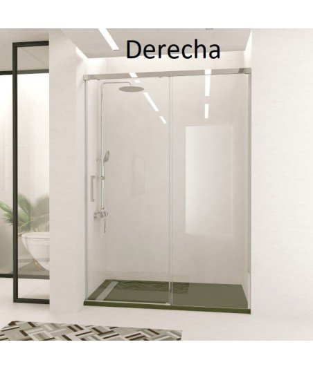 Mampara de ducha fijo y corredera en oferta | Modelo Treban