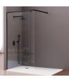 Mampara de negra baño fija fresh Salomón | Barra 90 grados