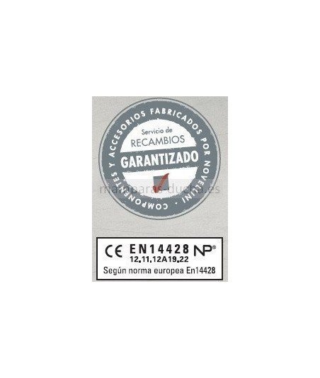 Mampara frontal fijo más corredera Novellini