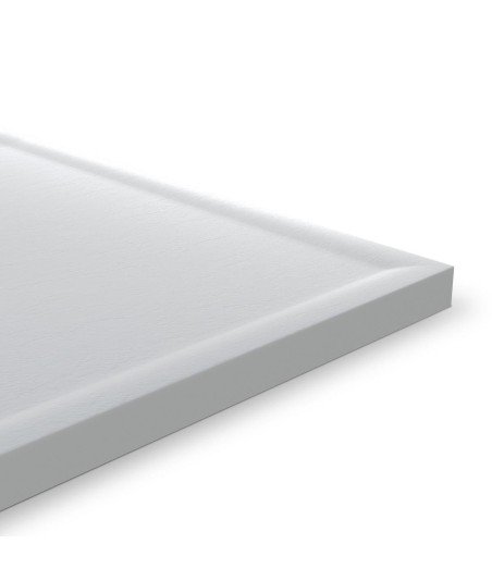 ➤ Plato de ducha de resina carga mineral | Con borde