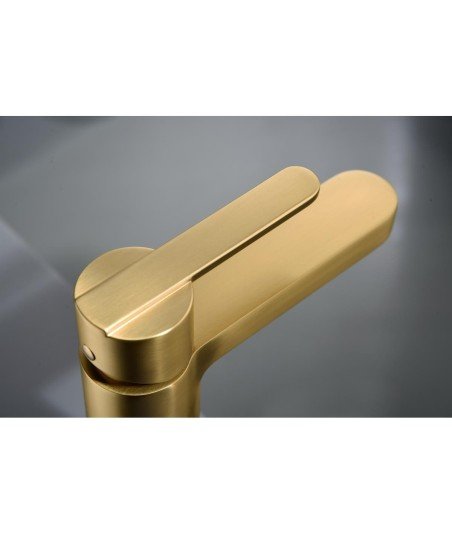 Grifo BDR002-1OC de lavabo Roma IMEX | Oro cepillado