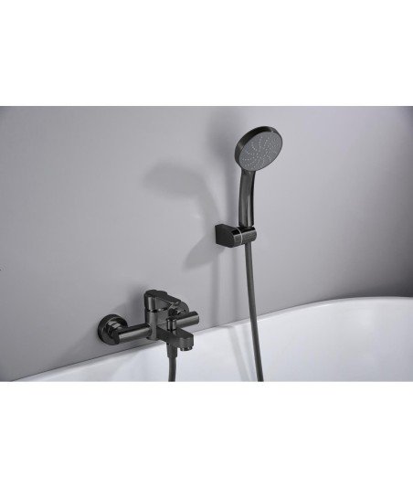 Grifería negra de bañera roma imex | BDR001-4NG