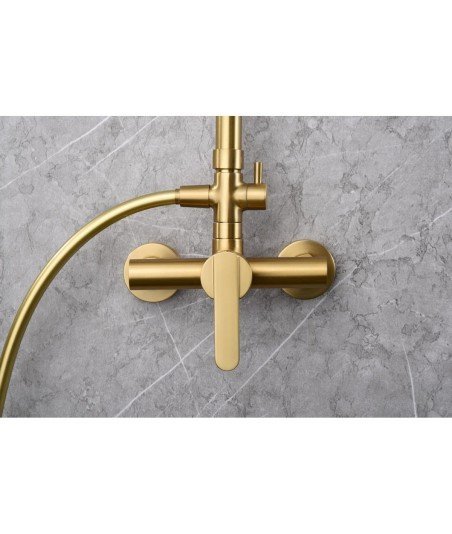 Columna de ducha oro cepillado roma imex - BDR001/OC