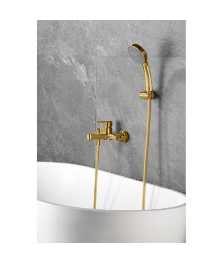 Grifería oro cepillado de bañera roma imex | BDR001-4OC