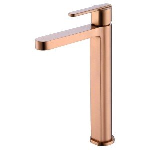Grifo de caño alto oro rosa...