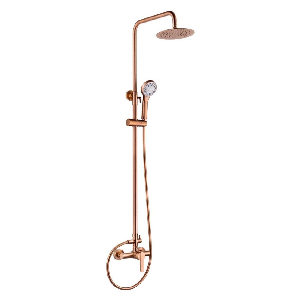 Columna de ducha oro rosa cepillado roma imex | BDR001/ORC