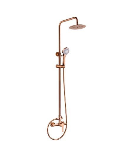 Columna de ducha oro rosa cepillado roma imex | BDR001/ORC