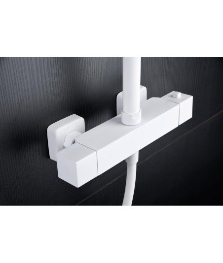 Columna termostática blanca de ducha art imex | BTAR025/BL