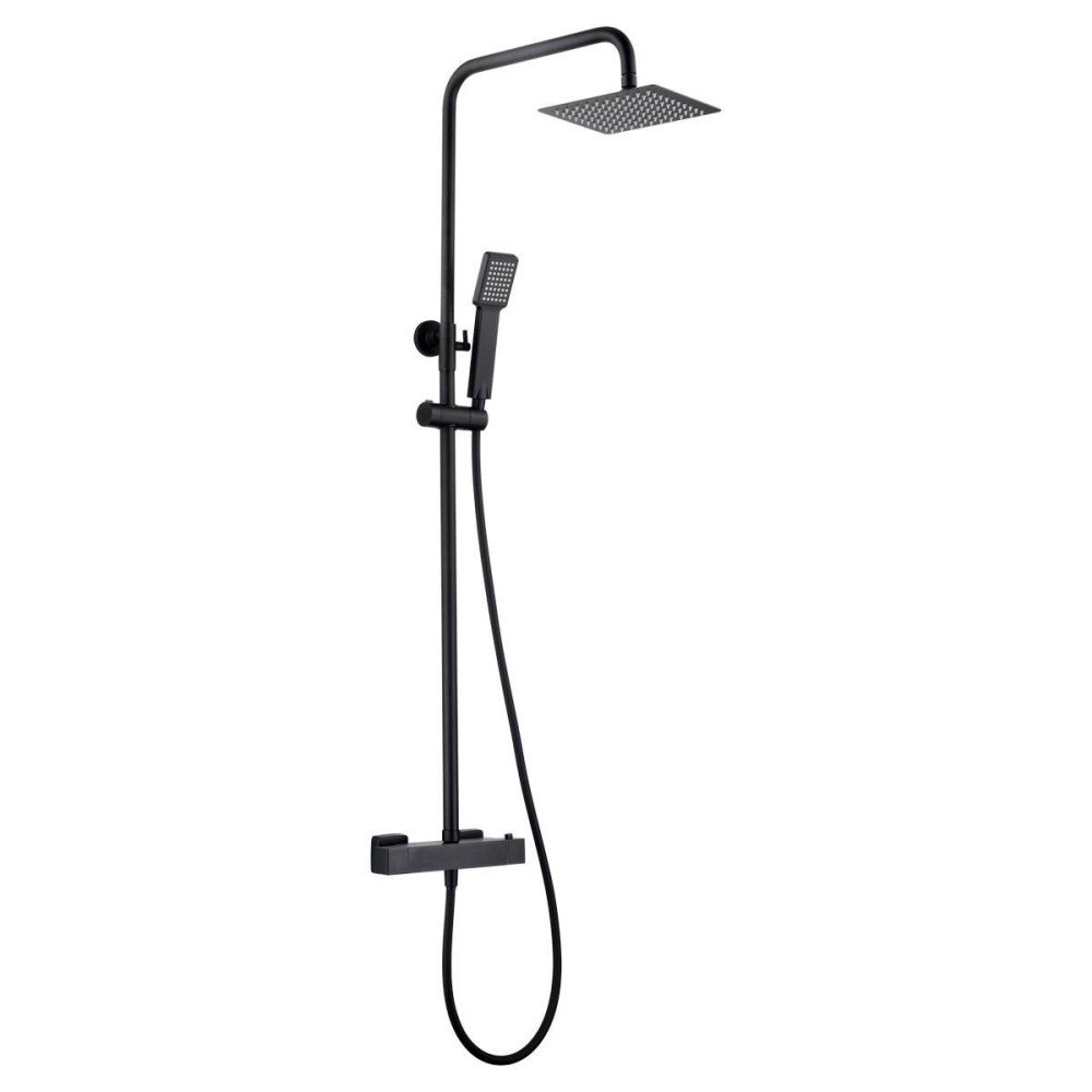 Columna termostática negra de ducha art imex | BTAR025/NG
