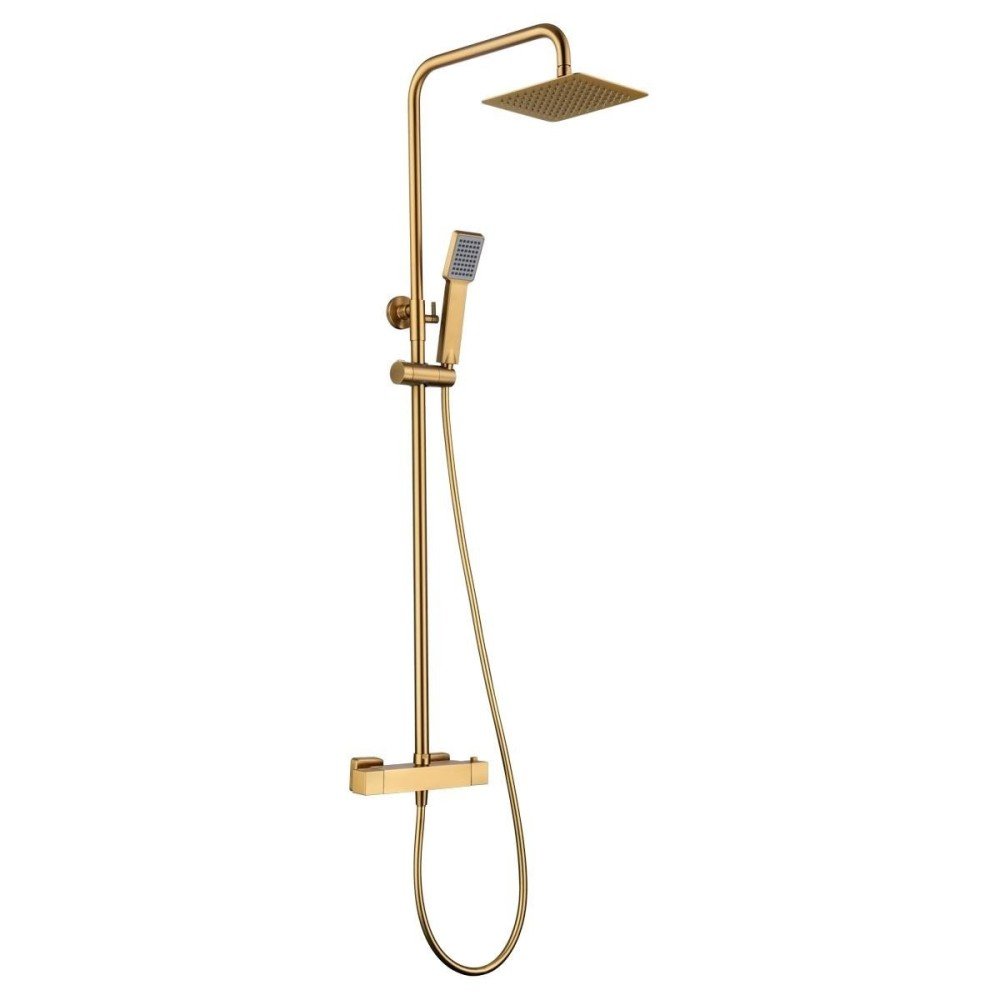 Columna termostática oro cepillado de ducha art imex | BTAR025/OC