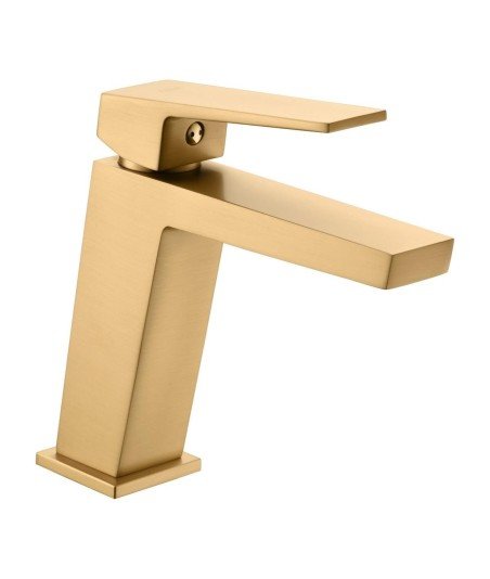 Grifo oro cepillado de lavabo Art IMEX | DAR025-1OC