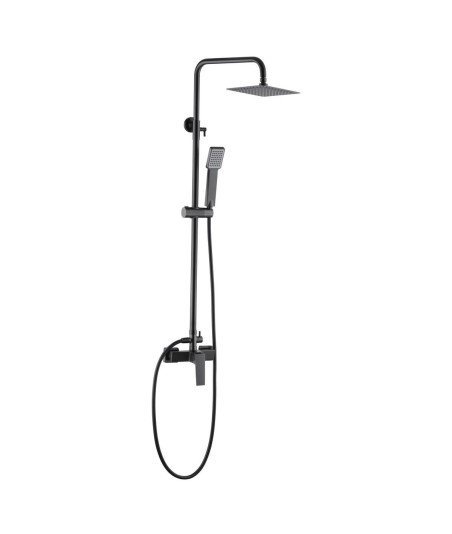 Columna black gun metal de ducha art imex | BDAR025/BGM