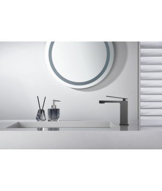 Grifo de lavabo black gun metal imex | BDP048-1BGM