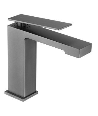 Grifo de lavabo black gun metal imex | BDP048-1BGM