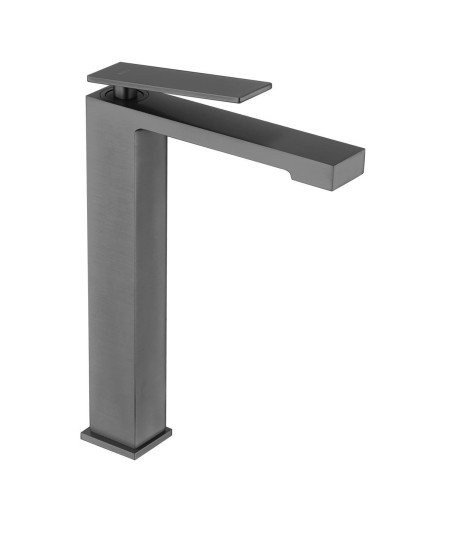 Grifo caño alto black gun metal Pisa imex | BDP048-3BGM