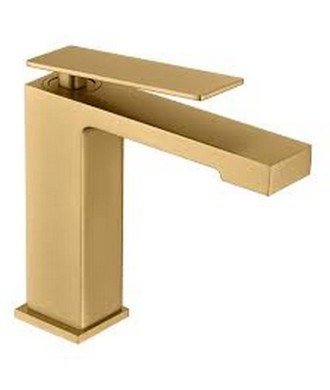 Grifo oro cepillado de lavabo Pisa imex