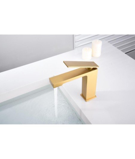 Grifo en oro de lavabo Pisa IMEX | BDP048-1OC