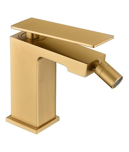 Grifo oro cepillado de bidé Pisa imex | BDP048-2OC