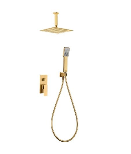 Ducha empotrada pared oro Catania imex | GPC061/OC