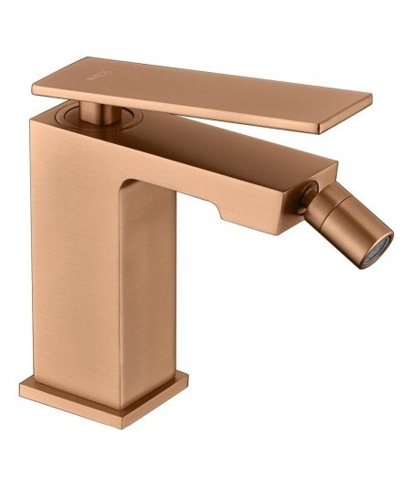 Grifo oro rosa cepillado de bidé Pisa imex | BDP048-2ORC